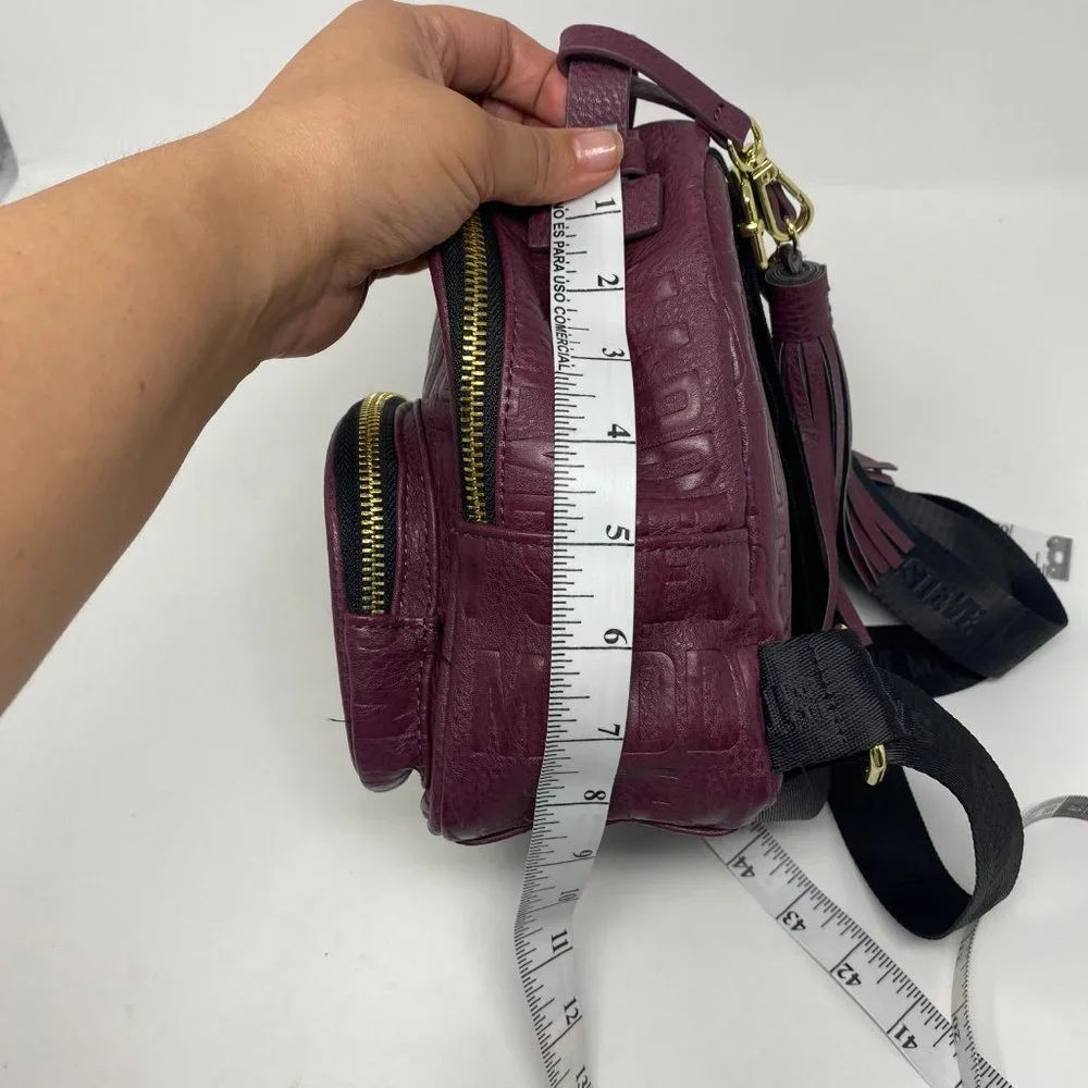Steve Madden burgundy backpack